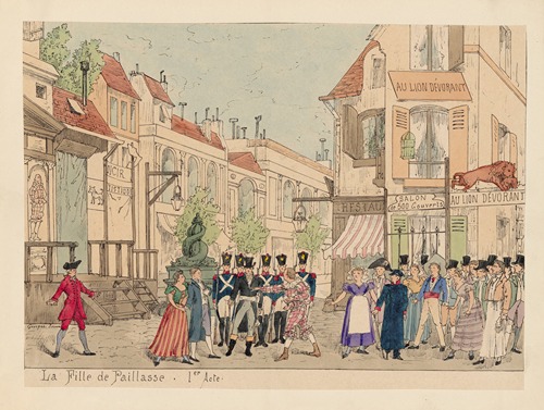 La fille de Paillasse. Ier Acte