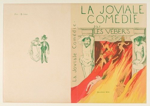 La Joviale comédie – projet de couverture du livre des Veber’s