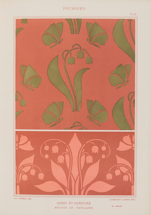 Semis et Bordure, Muguet et papillons