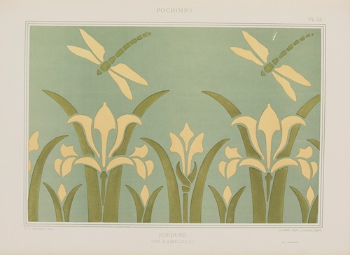 Bordure, Iris & libellules