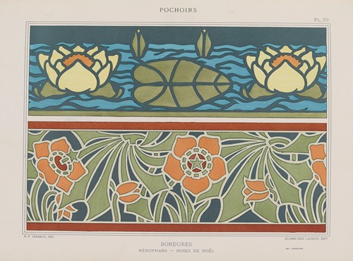 Bordures, Nénuphars – Roses de Noël