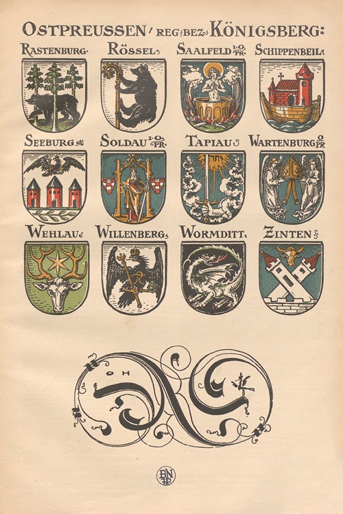 Die Wappen und Siegel der deutschen Stadte, Flecken und Dorfer Pl.07