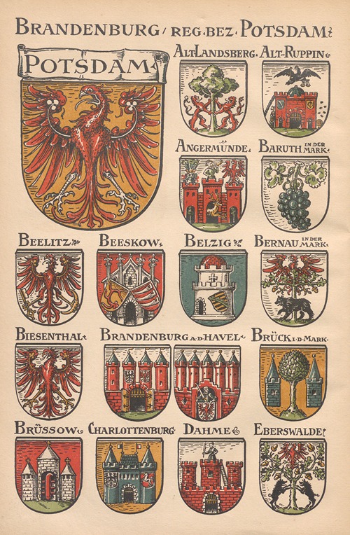 Die Wappen und Siegel der deutschen Stadte, Flecken und Dorfer Pl.13