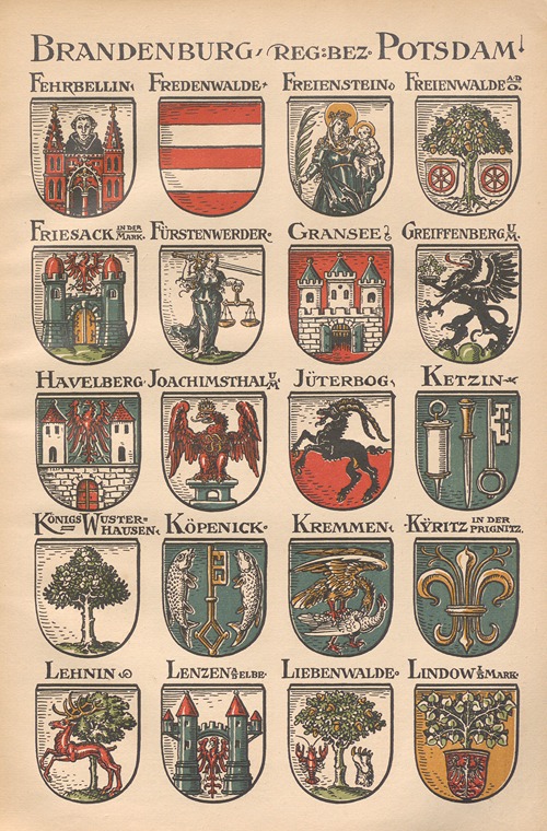 Die Wappen und Siegel der deutschen Stadte, Flecken und Dorfer Pl.14
