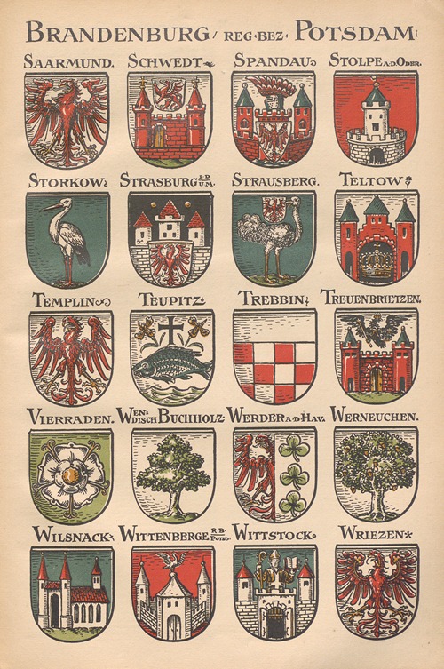 Die Wappen und Siegel der deutschen Stadte, Flecken und Dorfer Pl.16