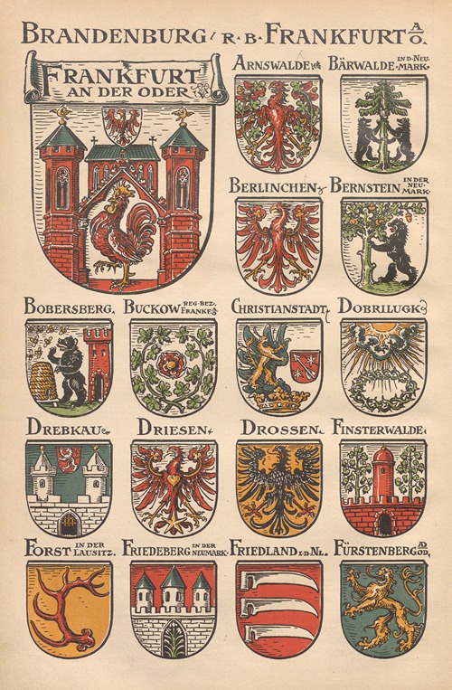 Die Wappen und Siegel der deutschen Stadte, Flecken und Dorfer Pl.17