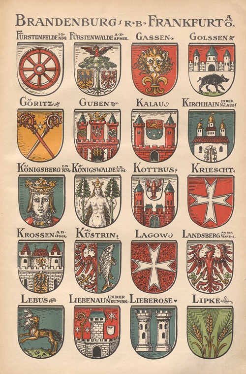 Die Wappen und Siegel der deutschen Stadte, Flecken und Dorfer Pl.18