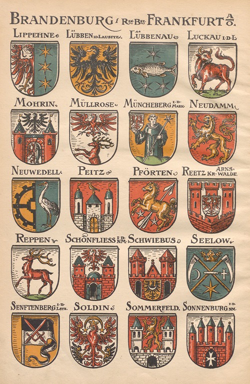 Die Wappen und Siegel der deutschen Stadte, Flecken und Dorfer Pl.19