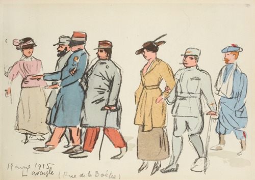 19 avril 1915, l’aveugle (rue de la Boétie)