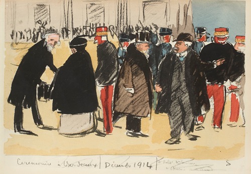 Cérémonie à Bordeaux, décembre 1914