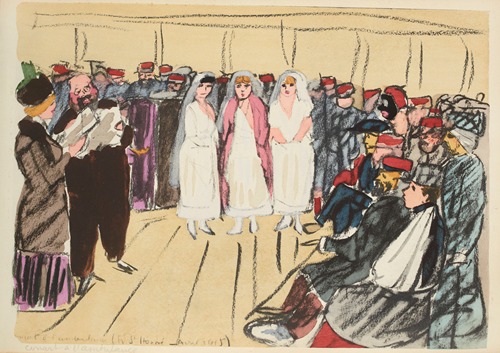 Concert à l’ambulance, avril 1915