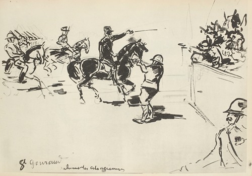Défilé du 14 juillet 1919 Général Gouraud saluant les alsaciennes