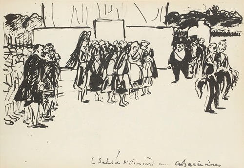Défilé du 14 juillet 1919 Le salut de M. Poincaré aux alsaciennes