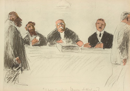 ‘Le lion populaire’ (bureau électoral 1914)