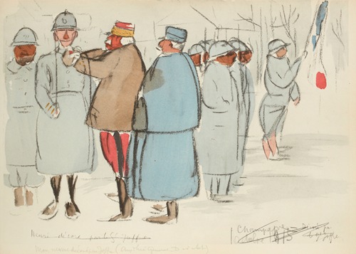 Mon neveu décoré par Joffre, octobre 1915