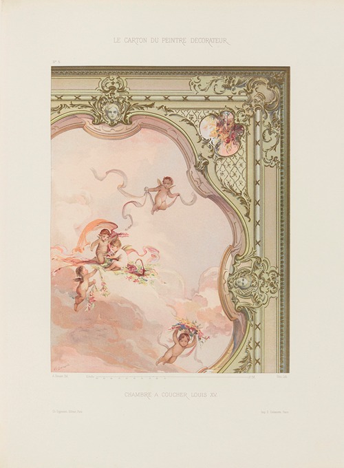 Chambre à coucher Louis XV