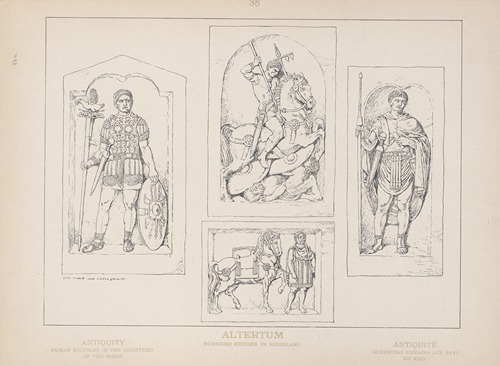 Antiquity; Roman soldiers in the countries of the Rhine