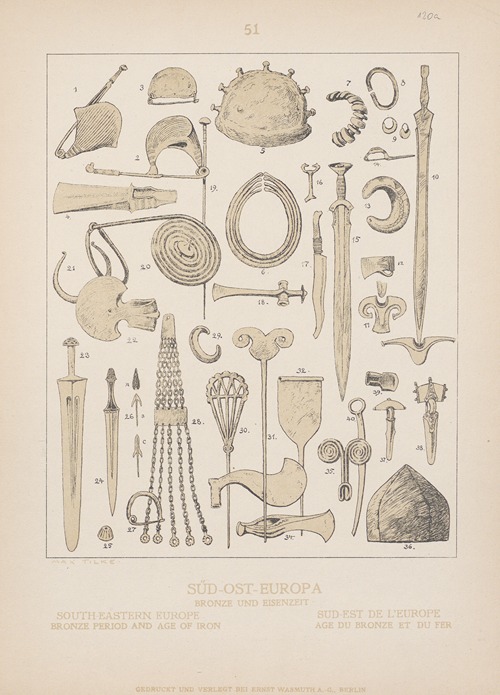 South Eastern Europe; Bronze period and age of Iron