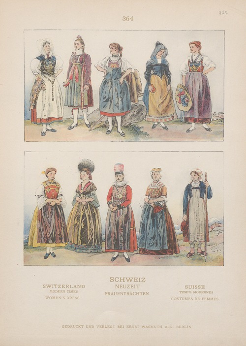 Switzerland; Modern times; Women’s dress