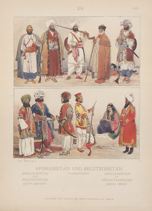 Afghanistan and Baluchistan; XIXth century