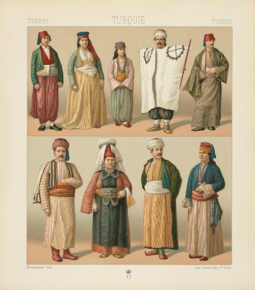 Asie Mineure – costumes des Vilayets d’aidin, de konieh et d’Angora