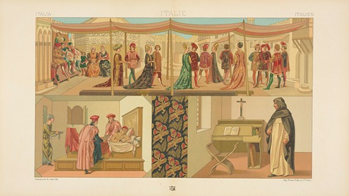 Costumes civils et religieux, objets mobiliers