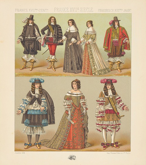 Costumes de la noblesse 1646-1670 – les rois de la mode