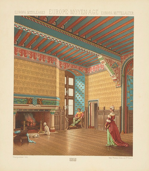 Interieur de l’habitation francais – XVe siecle