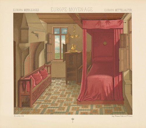 Interieur Flamand du XVe siecle
