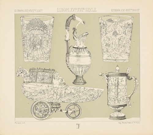 Objets mobiliers, verreries