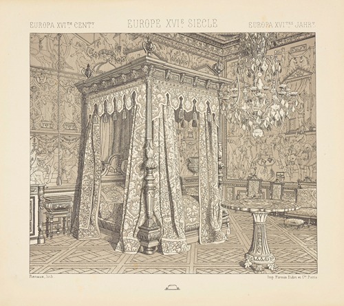 Type de decoration interieure – le lit de la parade