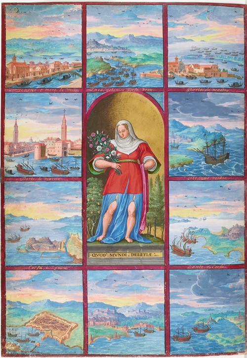 Personnification de la Syrie, entourée de dix tableaux