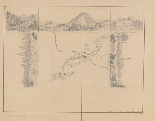 Atlas befindlichen Karten, gezeichnet von Seminaristen Pl.14