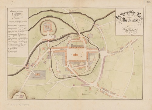 Atlas befindlichen Karten, gezeichnet von Seminaristen Pl.17