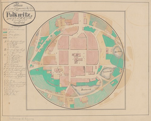 Atlas befindlichen Karten, gezeichnet von Seminaristen Pl.20
