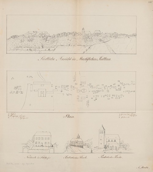 Atlas befindlichen Karten, gezeichnet von Seminaristen Pl.21