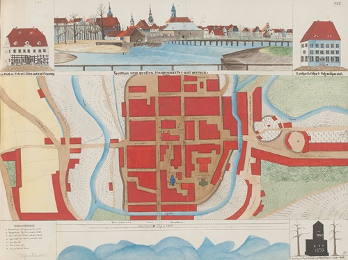 Atlas befindlichen Karten, gezeichnet von Seminaristen Pl.22