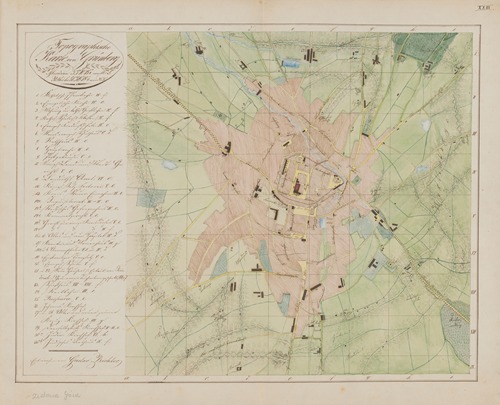 Atlas befindlichen Karten, gezeichnet von Seminaristen Pl.23