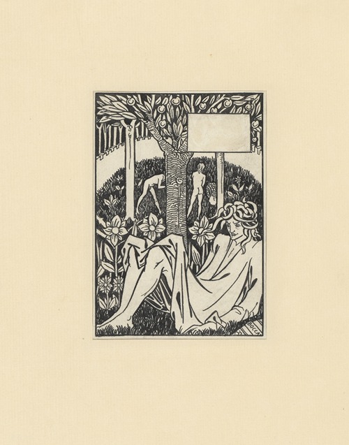 Illustrations by Aubrey Beardsley for King Arthur Pl.06