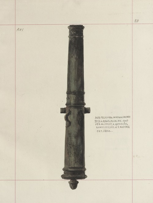 Broń zaczepna i odporna w Polsce. T. 3, Rynsztunki, broń palna, rzędy Pl.043