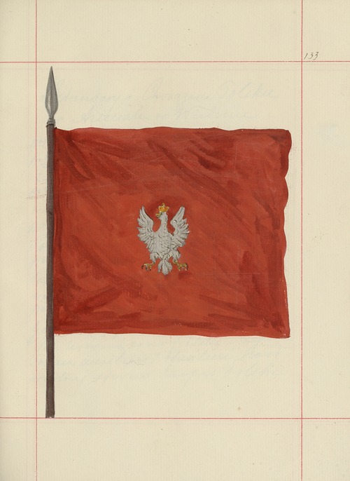 Broń zaczepna i odporna w Polsce. T. 4, Pasy lite, ozdoby, chorągwie i proporce Pl.115