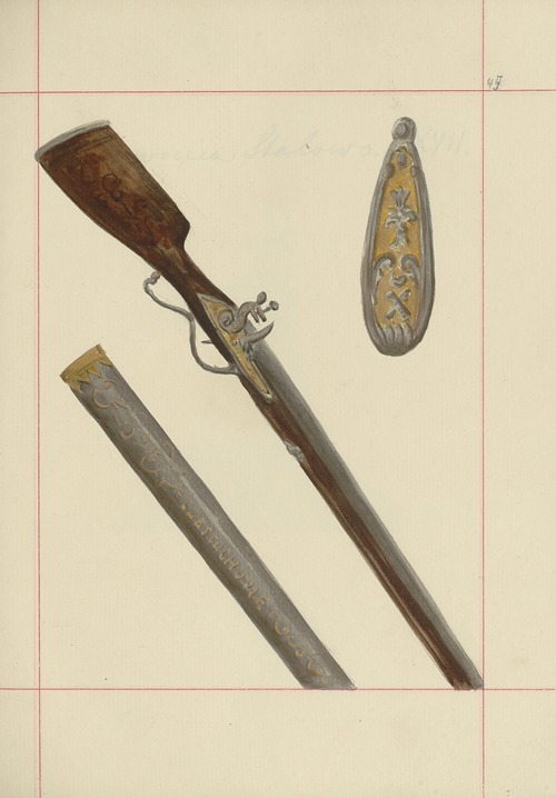 Broń zaczepna i odporna w Polsce. T. 5, Uzupełnienia Pl.032