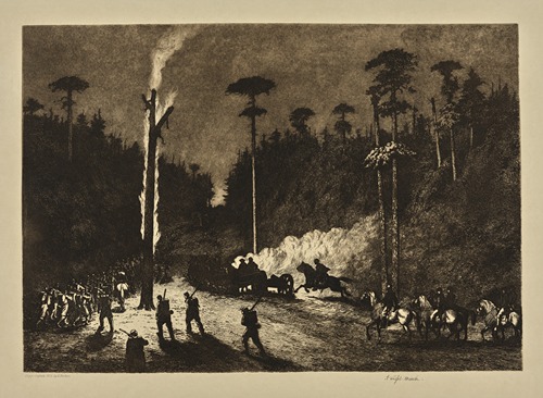 A night march.
