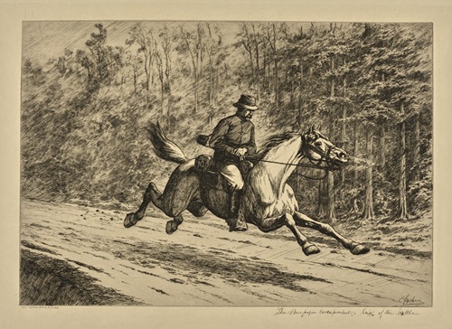 The newspaper correspondent. News of the battle.