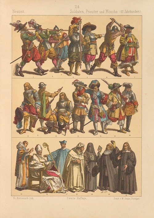 Soldaten, Priester und Mönche