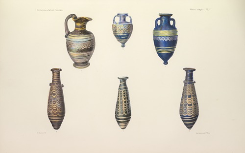 Collection Julien Gréau. Verrerie antique, émaillerie et poterie appartenant à M. John Pierpont Morgan Pl.05