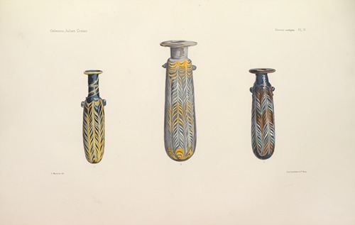 Collection Julien Gréau. Verrerie antique, émaillerie et poterie appartenant à M. John Pierpont Morgan Pl.06