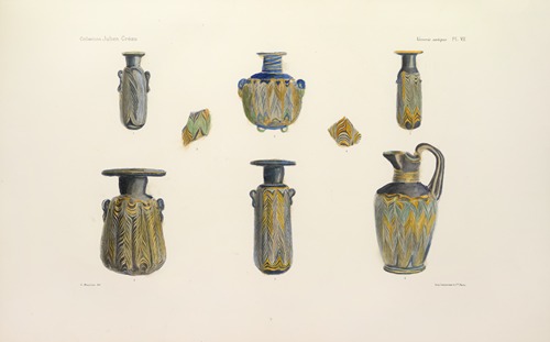 Collection Julien Gréau. Verrerie antique, émaillerie et poterie appartenant à M. John Pierpont Morgan Pl.07