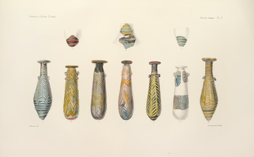 Collection Julien Gréau. Verrerie antique, émaillerie et poterie appartenant à M. John Pierpont Morgan Pl.10