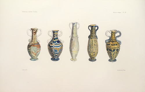 Collection Julien Gréau. Verrerie antique, émaillerie et poterie appartenant à M. John Pierpont Morgan Pl.12